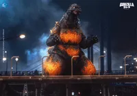 HIYA TOYS HIYA Exquisite Basic Series None Scale 7 Inch Godzilla vs. Destoroyah 1995 Burning Godzilla Action Figure - Godzilla - photo 4