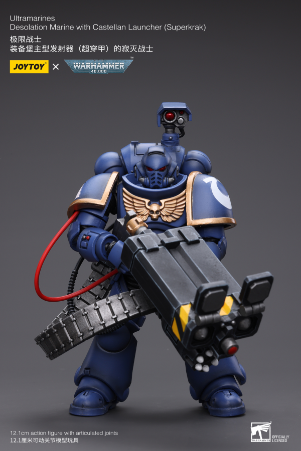 Ultramarines Desolation Marine with Castellan Launcher (Superkrak)