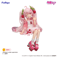Hatsune Miku Noodle Stopper Figure -Sakura Miku 2025 Wink ver.- 1