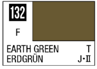 Mr. Color 132 - Earth Green (Flat/Tank) 1