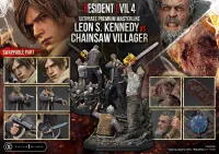 Prime 1 Studio Ultimate Premium Masterline Resident Evil 4 Leon S. Kennedy versus Chainsaw Villager Bonus Version - Video Games - photo 44