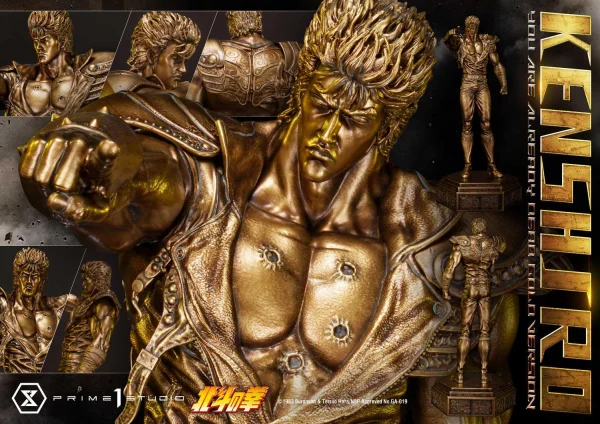 Prime 1 Studio Premium Masterline Fist of the North Star Kenshiro You Are Already Dead Gold Version - Fist of the North Star
