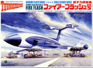 Aoshima 1/350 Thunder Birds Fire Flash - Scale Kits