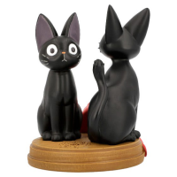 Jiji and Stuffed Plush Jiji Statue Desk Clock 3