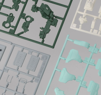 [CW21] 1:35 MechatroCHUBU 01 No.01 LIGHT GREEN & GREEN (Two kits in the box) 9