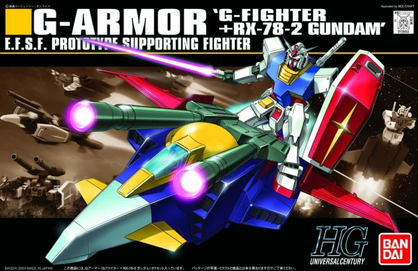 BANDAI HOBBY HGUC 1/144 #50 G-Armor - Mobile Suit Gundam