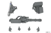 EXTENSION SET D　For 5inM 1/48 PLD［DRu35 MLC＆ R25RCT＆M7AGGUN＆Flat hand parts(left and right) &Clenched hand parts(left and right)］ 1