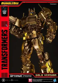 Prime 1 Studio Museum Masterline Transformers: Bumblebee (Film) Optimus Prime Cybertron Edition Gold Version - Transformers - photo 4