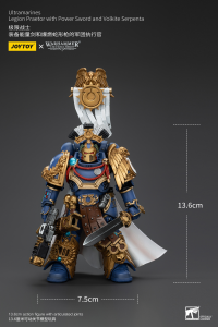 Ultramarines Legion Praetor with Power Sword and Volkite Serpenta 5