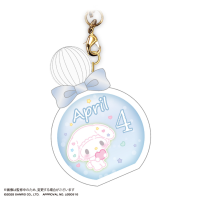 My melody Bithday PUKKURI Clear key holder 16