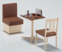 [FA07] 1:12 FAMILY RESTAURANT TABLE & CHAIR 2