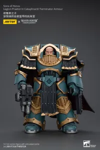 JOYTOY Sons of Horus Legion Praetor in Cataphractii Terminator Armour - Warhammer 40K - photo 1