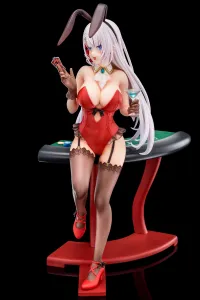 Hakoiri-musume Riselia Ray Crystalia wearing crimson bunny costume with Nip Slip Gimmick System - The Demon Sword Master of Excalibur Academy - photo 2