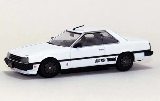 Aoshima DIECAST MODEL CAR: 1/43 SKYLINE HT 2000 TURBO RS (KDR30)['83] WHITE - Scale Kits
