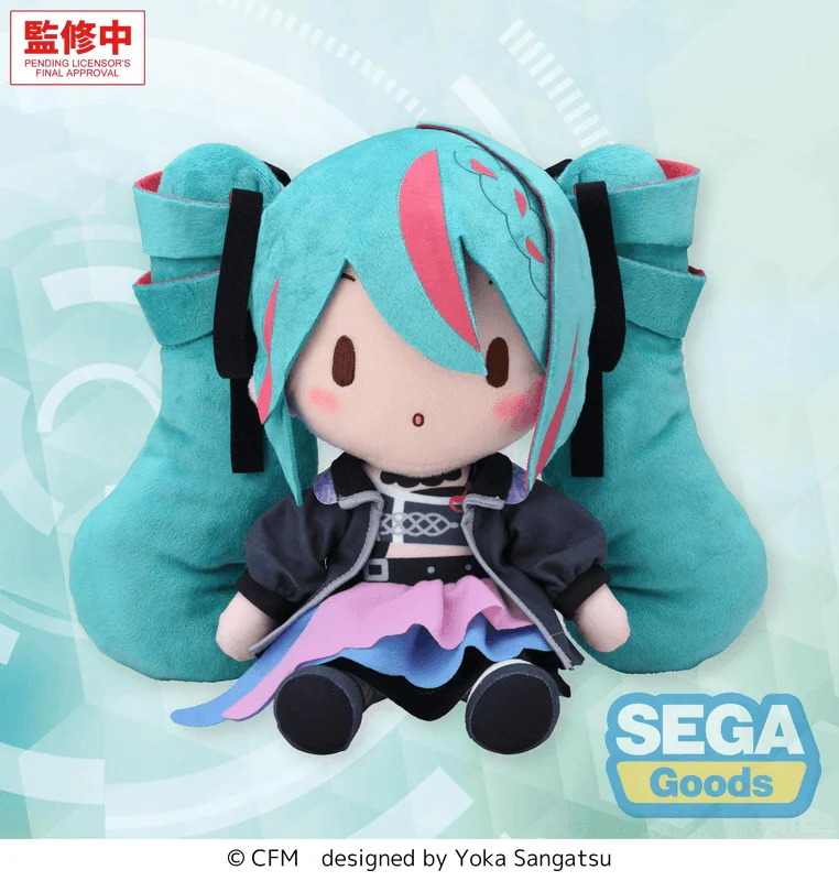 SEGA fuwa petit "Hatsune Miku Series" M Plush "Hatsune Miku" -Punk!- - Hatsune Miku