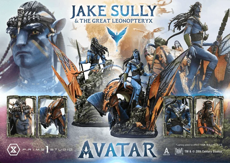 Prime 1 Studio Real Elite Masterline Avatar (Film) Jake Sully & The Great Leonopteryx Avatar Legacy Collection  			 - Avatar