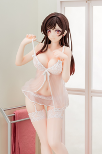 1/6 scaled pre-painted figure Rent-A-Girlfriend MIZUHARA Chizuru in see-through lingerie figure Angel White Ver. 9
