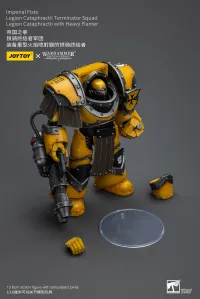 JOYTOY Imperial Fists Legion Cataphractii Terminator Squad Legion Cataphractii with Heavy Flamer - Warhammer 40K - photo 4