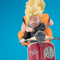 DESKTOP REAL McCOY EX Dragon Ball Z Super Saiyan Son Goku & Super Saiyan Son Gohan＆Mortorbike 6