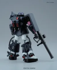 BANDAI HOBBY HGUC 1/144 #151 MS-06R-1A Zaku II Black Tristars - Mobile Suit Gundam - photo 2