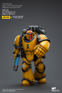 Imperial Fists   Legion MkIII Tactical Squad  Sergeant with Power Fist 10