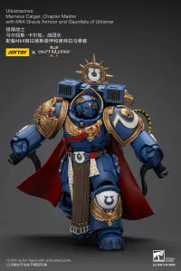 JOYTOY Ultramarines Marneus Calgar, Chapter Master with MKX Gravis Armour and Gauntlets of Ultramar - Warhammer 40K - photo 2