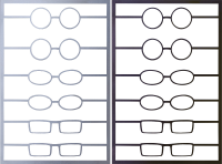Nendoroid Doll Etching Glasses Set 1