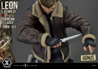 Prime 1 Studio Ultimate Premium Masterline Resident Evil 4 Leon S. Kennedy versus Chainsaw Villager Bonus Version - Video Games - photo 10