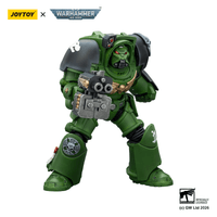Salamanders Terminator 2 with Power Fist and Storm Bolter 9