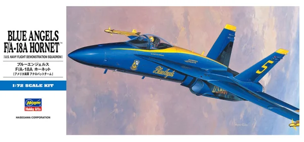 Hasegawa [D10] 1:72 BLUE ANGELS F/A-18A HORNET - Scale Kits
