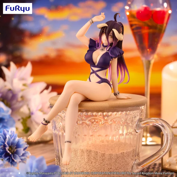 FuRyu OVERLORD Noodle Stopper Figure -Albedo Swimsuit Dark Purple Color ver.- - Overlord
