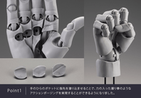 ARTIST SUPPORT ITEM HAND MODEL MEN’S/L -WHITE- 7