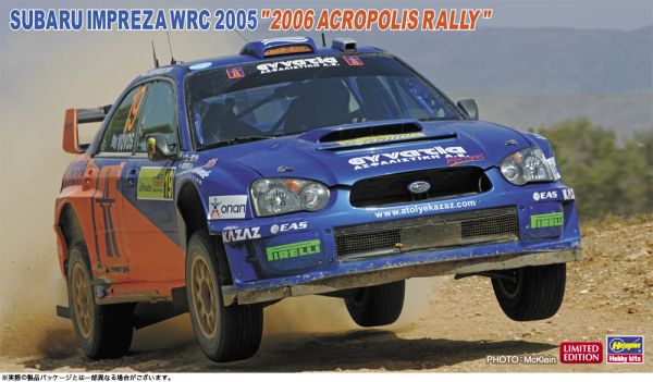 1/24 SUBARU IMPREZA WRC 2005 2006 ACROPOLIS RALLY