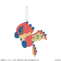 MONSTER HUNTER CHIBI STYLE Plush Keychain: Rathalos 2