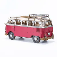 Azone wa-gu-mi Vintage Volkswagen Type 2 (T1) Camper Van RED - Scale Kits - photo 7