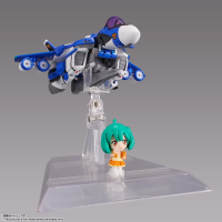 VF-25G MESSIAH VALKYRIE (MICHAEL USE) with RANKA Macross Frontier, Bandai Spirits Tiny Session 2