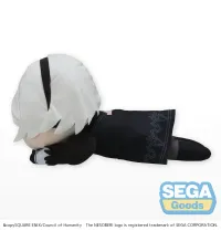 SEGA NESOBERI (Lay-Down) TV Anime "NieR:Automata Ver1.1a" LL Plush "2B" - NieR:Automata - photo 2