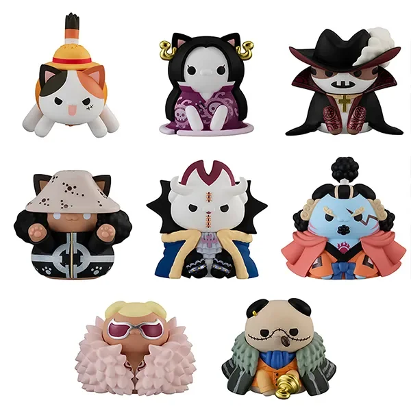 MegaHouse MEGA CAT PROJECT ONE PIECE  Nyan Piece Nyan！ Ver. Luffy ＆ the Seven Warlords of the Sea (1pc) - ONE PIECE