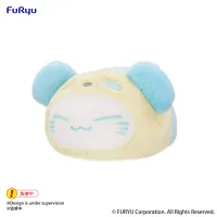 FuRyu Nemuneko Cat Pastel Panda Big Plush Toy -Blue- - Nemuneko - photo 2