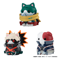 MEGA CAT PROJECT My Hero Academia Nyanto! The Big Heroaca Cats Series Midoriya & Bakugo & Todoroki set 【with gift】 8