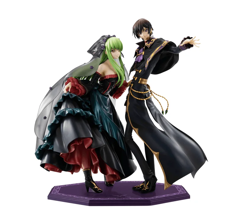MegaHouse Precious G.E.M. Series Code Geass Lelouch of the Rebellion Ｌ.Ｌ.＆Ｃ.Ｃ.set 【20th Anniversary Repeat】 - Code Geass: Lelouch of the Rebellion