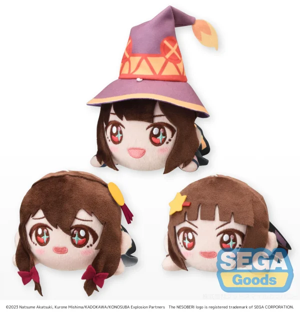 SEGA NESOBERI (Lay-Down) "KONOSUBA -An Explosion on This Wonderful World!" Mini Plush (EX) - KONOSUBA -God's Blessing on This Wonderful World!