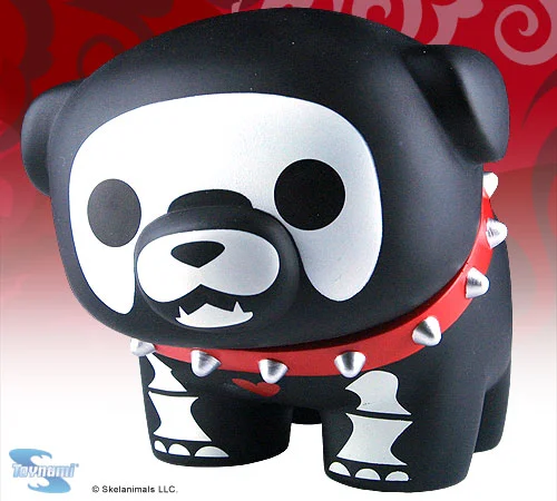Toynami Skelanimals Vinyl Figure - Maxx (Bulldog) - Skelanimals