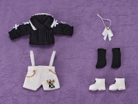 Nendoroid Doll Outfit Set: Suspender Shorts Set (Black & White) 1