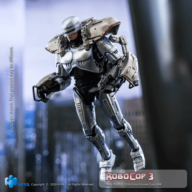 HIYA TOYS HIYA Exquisite Super Series 112 Scale 6.5 Inch RoboCop 3 RoboCop Action Figure - RoboCop