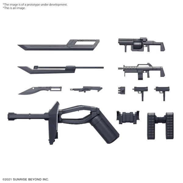 BANDAI HOBBY HG 1/72 AMAIM Warrior at the Borderline Weapon Set 2 - AMAIM Warrior at the Borderline