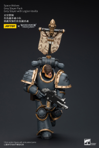 Space Wolves Grey Slayer Pack Grey Slayer With Legion Vexilla 4