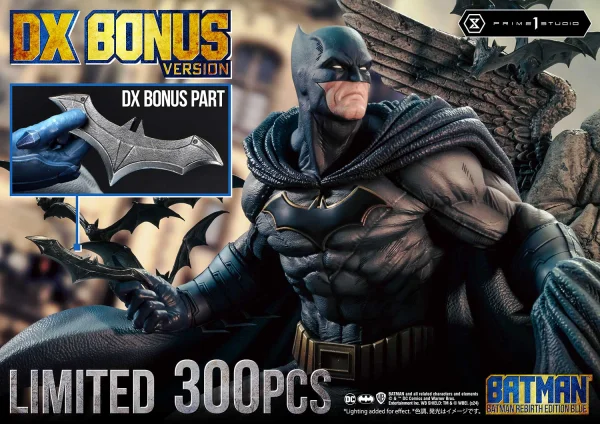Prime 1 Studio Ultimate Premium Masterline Batman (Comics) Batman Rebirth Edition (Blue) DX Bonus Version - DC Comics