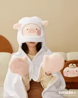 TOYZEROPLUS LuLu the Piggy Costume Series - Blanket with Hat (Sheep) - LuLu The Piggy - photo 1