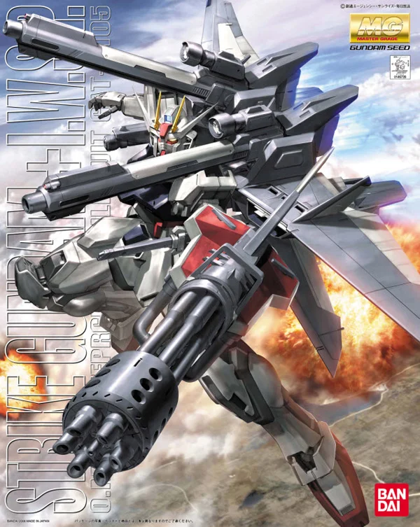 BANDAI HOBBY MG 1/100 Strike Gundam + IWSP - Mobile Suit Gundam SEED